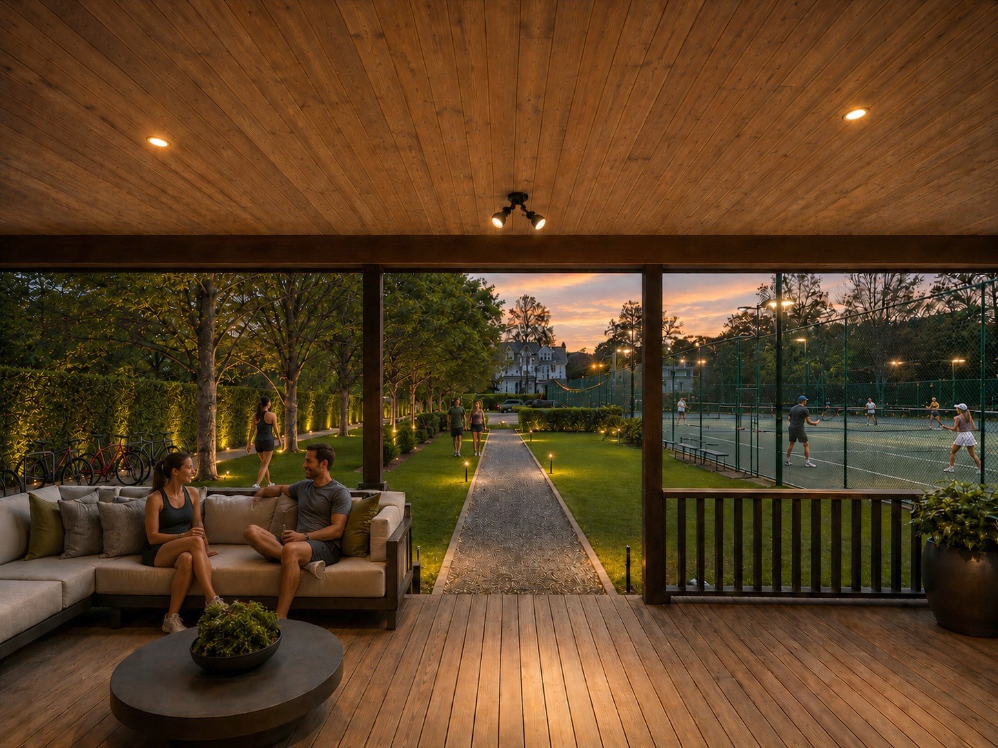 Premium Artificial Landscaping Grass — Front Lawn / Gathering Area